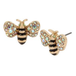 NIB Betsey Johnson "Bumble Bee" Stud Earrings